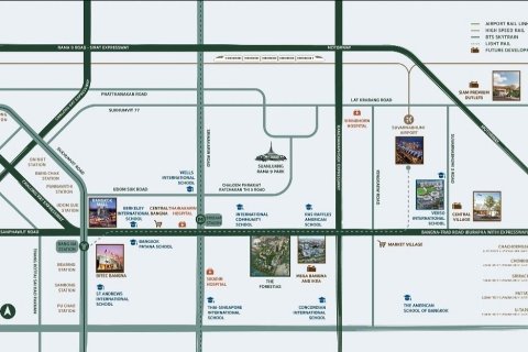 House in Bang Kaeo, Thailand 4 bedrooms № 154341 - photo 7