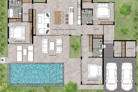 Villa in Hua Hin, Thailand 3 bedrooms № 169731 - photo 10