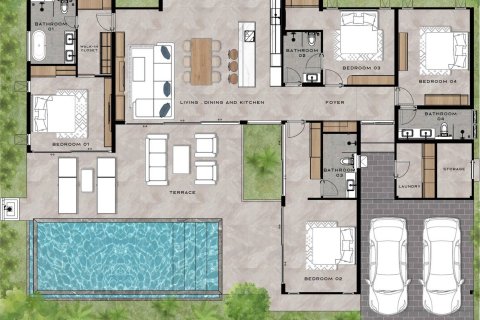 Villa in Hua Hin, Thailand 4 bedrooms № 169730 - photo 10