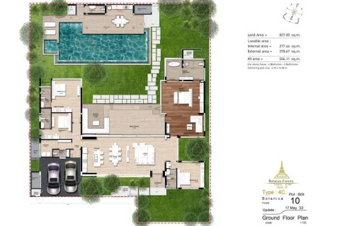 Вилла в Банг Тао, Таиланд с 4 спальнями  № 166449 - фото 11