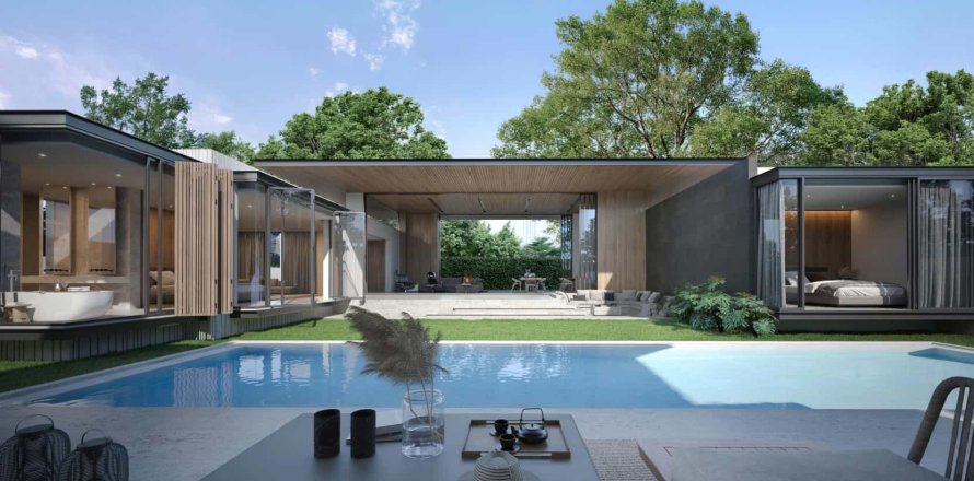 Вилла в Банг Тао, Таиланд с 4 спальнями  № 166449