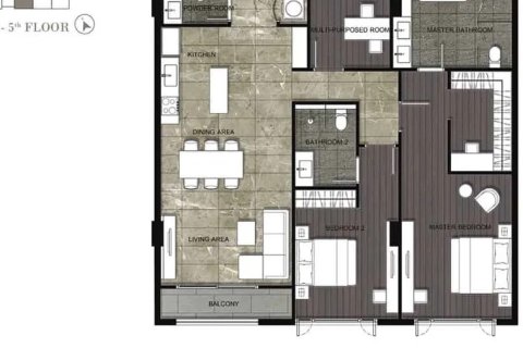 Condo in Bangkok, Thailand, 2 bedrooms  № 156319 - photo 4