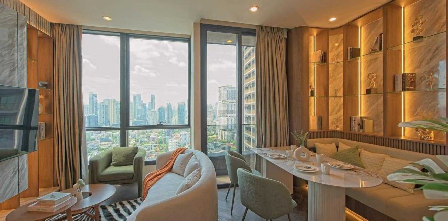 Condo à Bangkok, Thaïlande, 2 chambres № 156318