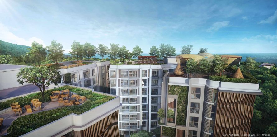 Penthouse à Pattaya, Thaïlande 3 chambres № 165187