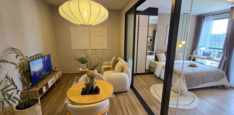 Studio in the Condo in Huai Khwang, Bangkok, Thailand  № 169282