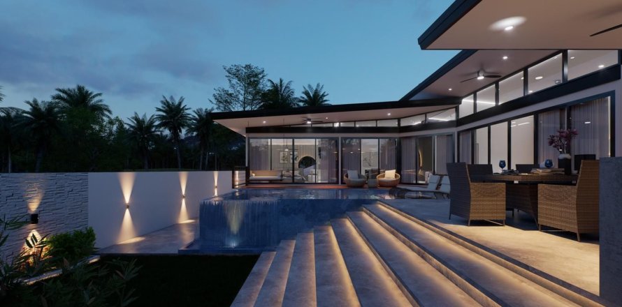 Вилла в Самуи, Таиланд с 2 спальнями  № 155812