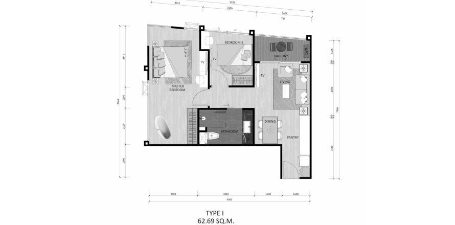 ЖК The Sea Heaven в Пхукете, Таиланд № 18616 - фото 1