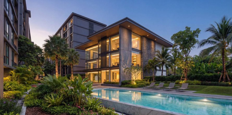 Condo à Chalong, Thaïlande, 1 chambre № 71623