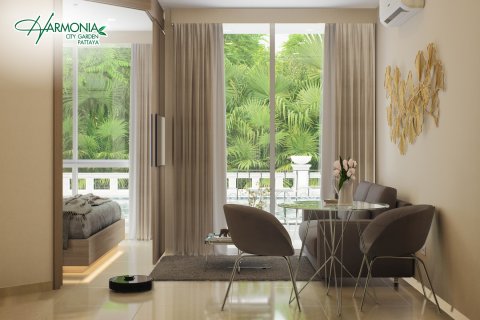 Кондоминиум с 1 спальней в Паттайе, Таиланд № 165196