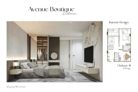 Кондоминиум с 2 спальнями в Паттайе, Таиланд № 170202 - фото 3