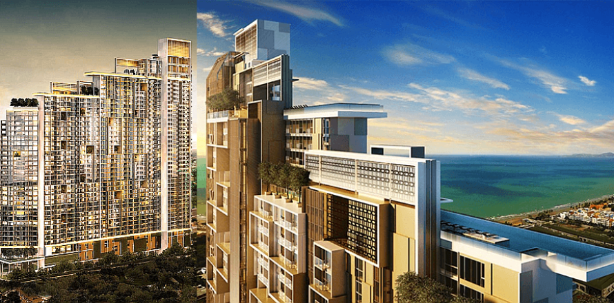 Studio dans le Condo à Pattaya, Thaïlande  № 208894