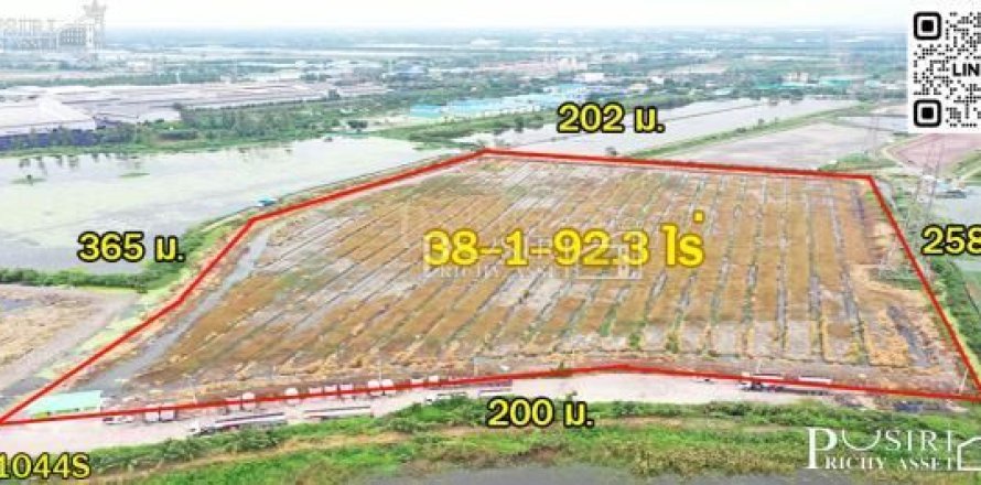 Земельный участок в Самут Сакхоне, Таиланд 60800м2  № 159154