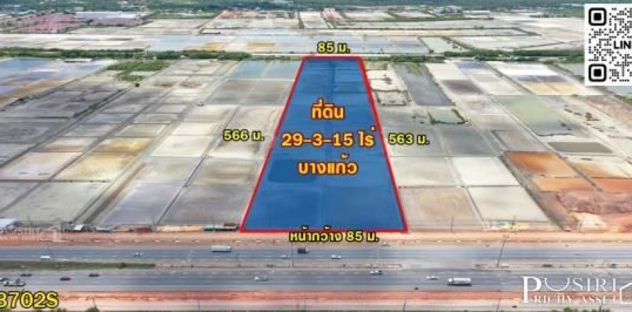 Land in Samut Songkhram, Thailand 46400 sq.m. № 159152