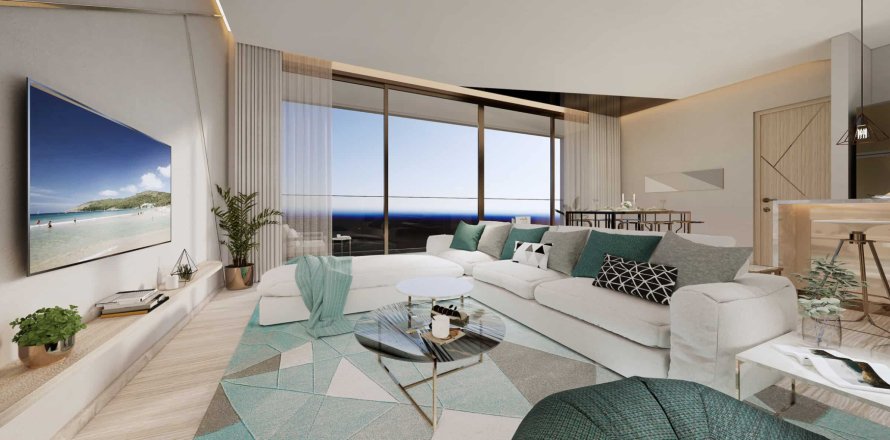 Пентхаус в Раваи, Таиланд с 1 спальней  № 166804