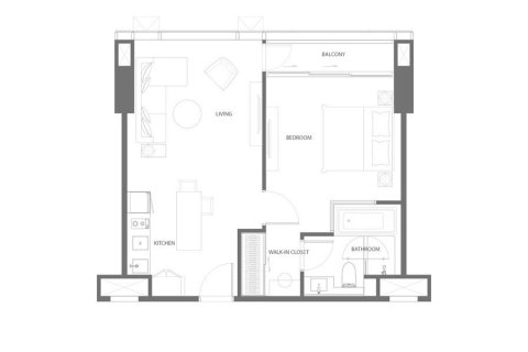 Condo à Bangkok, Thaïlande, 1 chambre  № 166799 - photo 15