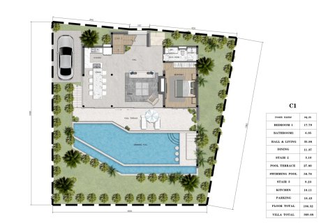 Вилла в Самуи, Таиланд с 5 спальнями № 170165 - фото 15