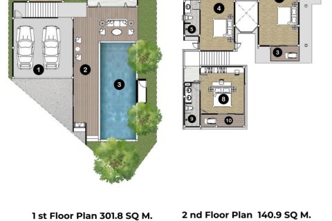 Вилла в Банг Тао, Таиланд с 7 спальнями № 170164 - фото 10