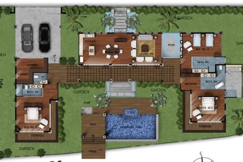 Villa in Hua Hin, Thailand 3 bedrooms № 168479 - photo 11