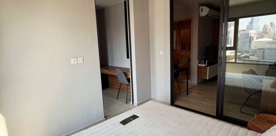 Studio in the Condo in Pathum Wan, Bangkok, Thailand № 159486