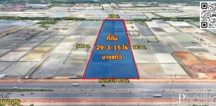 Земельный участок в Самутсонгкхраме, Таиланд 100000000м2  № 170731