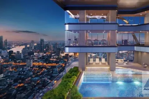 Eigentumswohnung in Bang Rak, Bangkok, Thailand, 1 Schlafzimmer № 218769 - Foto 9