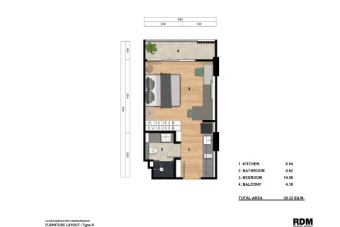 Студия в Банг Тао, Таиланд № 166871 - фото 14