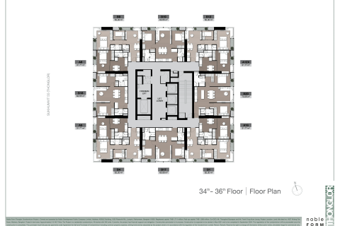 Condo à Bangkok, Thaïlande, 2 chambres  № 166874 - photo 16