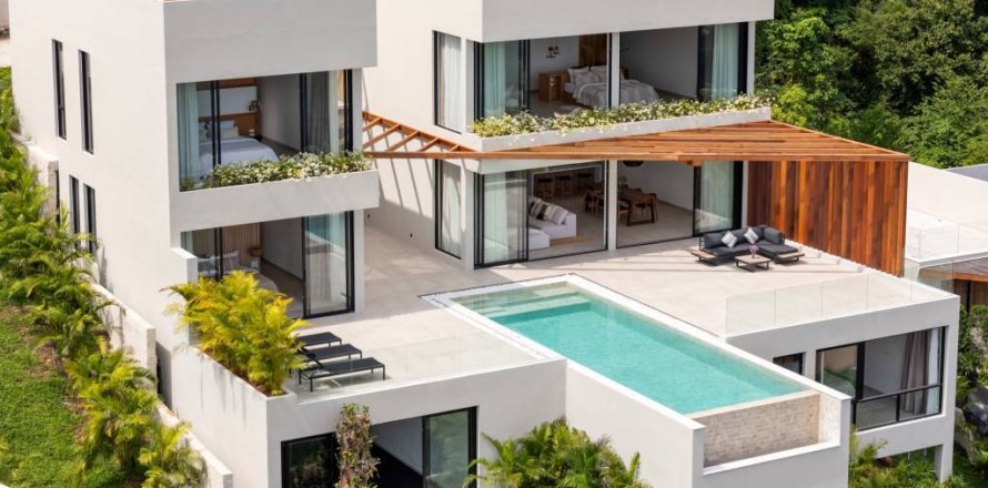 Вилла в Самуи, Таиланд с 4 спальнями  № 119182