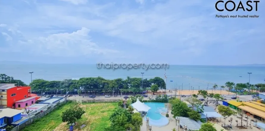 Condominio de 2 dormitorios en Jomtien Beach, Pattaya, Tailandia № 213302