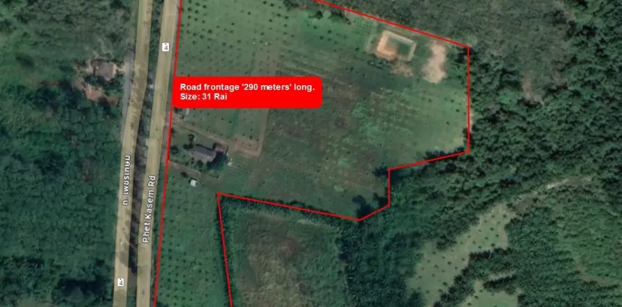 Land in Phang Nga, Thailand 49600 sq.m. № 159544