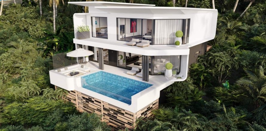 Villa in Ko Samui, Thailand 3 bedrooms № 166026