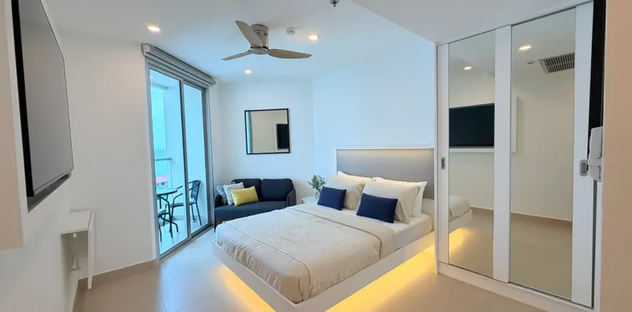 Estudio en el condominio en Pattaya, Tailandia № 210597