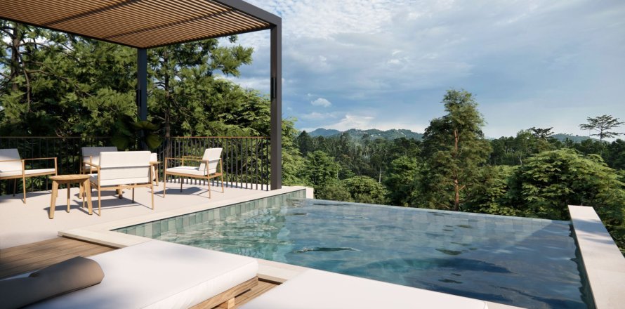 Вилла в Сураттхани, Таиланд с 2 спальнями  № 147584