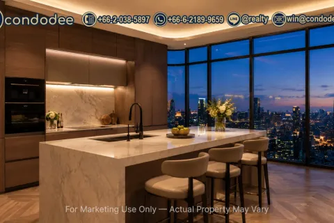 Eigentumswohnung in Watthana, Bangkok, Thailand, 2 Schlafzimmer  № 220531 - Foto 5