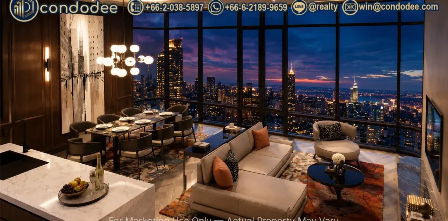 Eigentumswohnung in Watthana, Bangkok, Thailand, 2 Schlafzimmer  № 220531