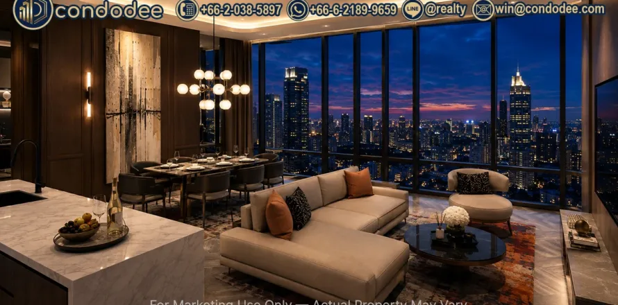 Eigentumswohnung in Bangkok, Thailand, 1 Schlafzimmer № 220532
