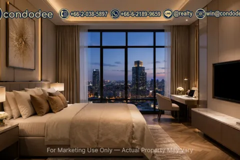 Eigentumswohnung in Bangkok, Thailand, 1 Schlafzimmer № 220532 - Foto 2
