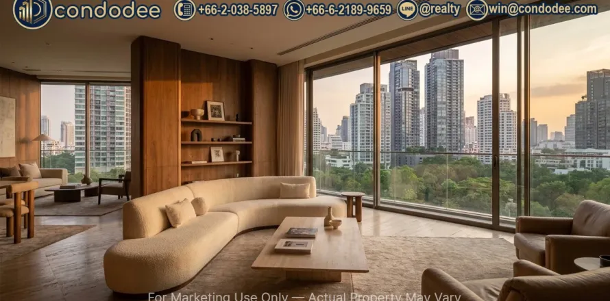 Eigentumswohnung in Watthana, Bangkok, Thailand, 3 Schlafzimmer  № 220529