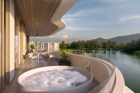 Кондоминиум с 2 спальнями в Банг Тао, Таиланд № 167098