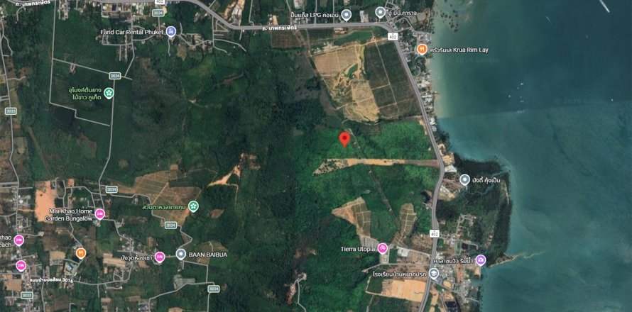 Land in Mai Khao, Thailand 202120 sq.m. № 163182