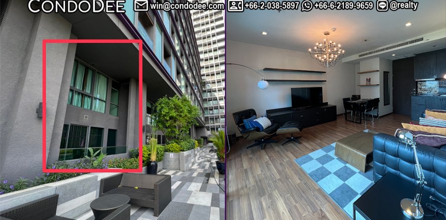 Condo à Khlong Toei, Bangkok, Thaïlande, 1 chambre № 200809