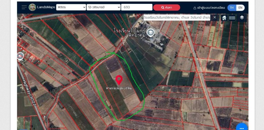 Land in Phichit, Thailand 78476 sq.m. № 164285