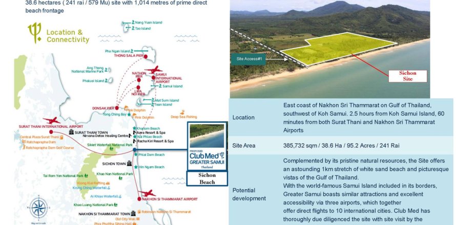 Grundstück in Nakhon Si Thammarat, Thailand 385600 m2 № 222667