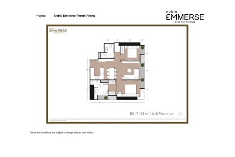 Eigentumswohnung in Bangkok, Thailand, 2 Schlafzimmer № 222665 - Foto 5