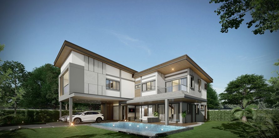 Villa auf Jomtien Beach, Pattaya, Thailand 5 Schlafzimmer № 222663