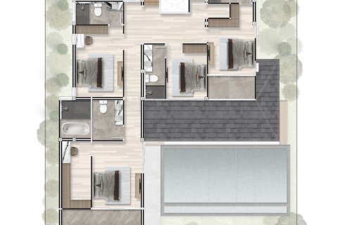 Villa auf Jomtien Beach, Pattaya, Thailand 5 Schlafzimmer № 222663 - Foto 16