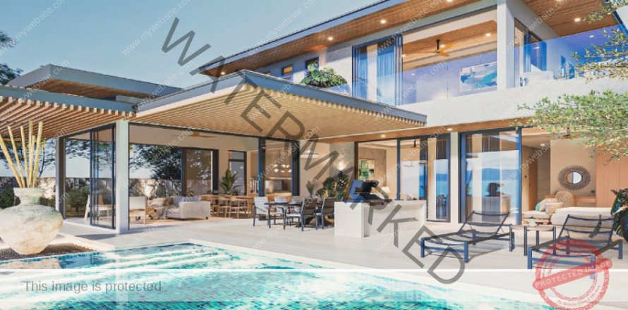 Villa auf Chaweng Beach, Ko Samui, Thailand 3 Schlafzimmer № 222322