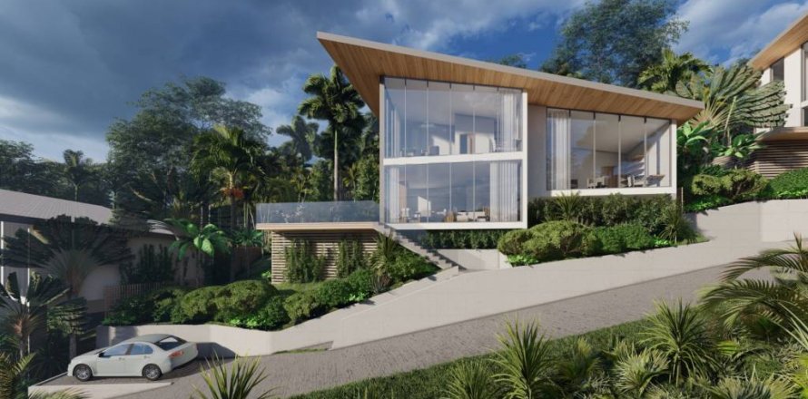 Вилла в Сураттхани, Таиланд с 2 спальнями  № 134620