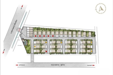 ทาวน์เฮาส์ในอำเภอหัวหิน, ประเทศไทย 2 ห้องนอน № 203560 - รูปถ่าย 9
