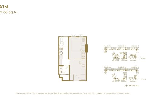 Condo à Bangkok, Thaïlande, 1 chambre № 203556 - photo 16